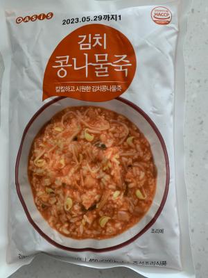 김치 콩나물죽(450G/1봉) - 오아시스마켓::믿을 수 있는 먹거리