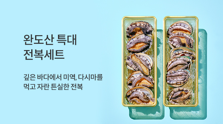 완도산 특대 전복세트