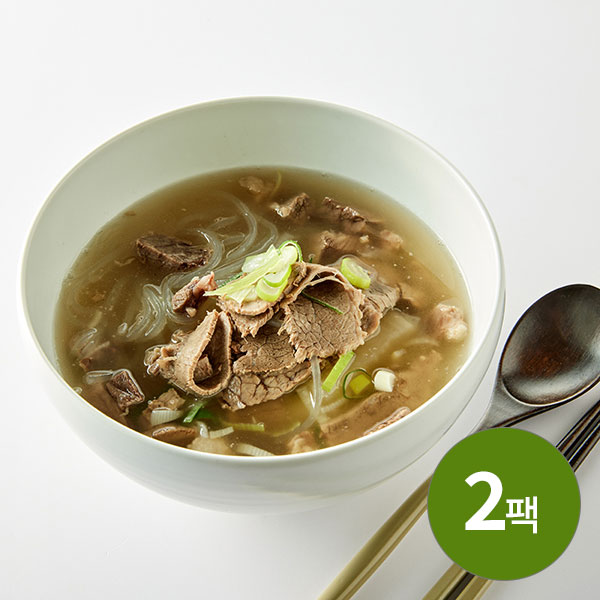 [2팩] 뼈 없는 한우 갈비탕 (600g)