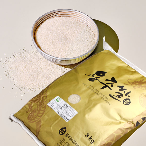 [프로모션] 용추 유기농 백미 (8kg, 단일품종) 상품이미지