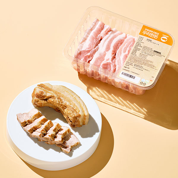 [대용량]무항생제 우리한돈 삼겹살(수육용/1kg)ㅣ우리농장 대표이미지 섬네일