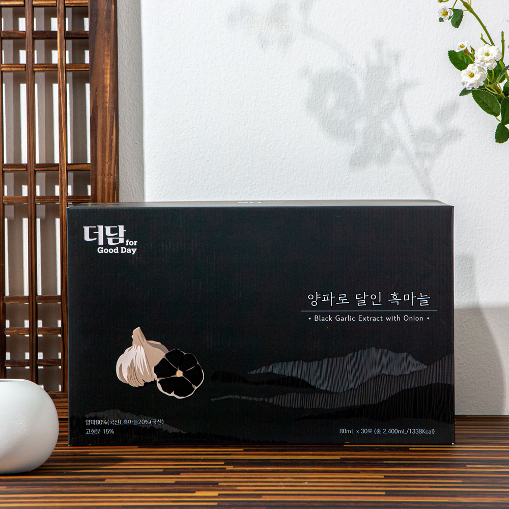 더담 양파로 달인 흑마늘 80ml x 30포 대표이미지 섬네일