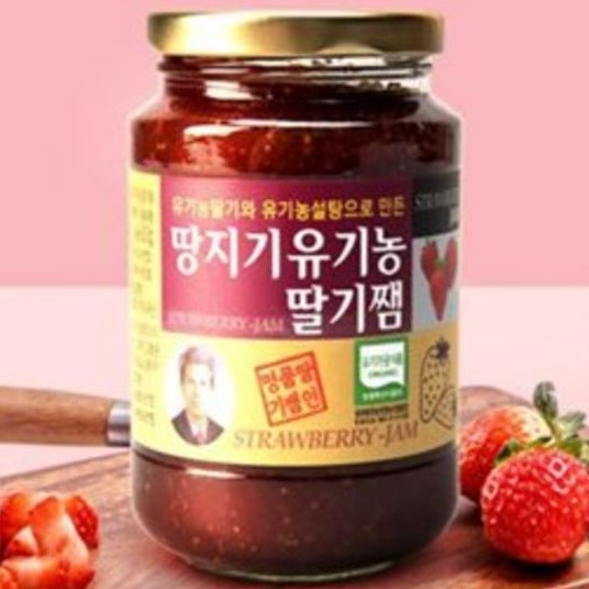땅지기 유기농 딸기잼 1병 (600g)